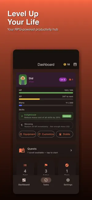 QuestLog: Habit & Goal Tracker screenshot 1