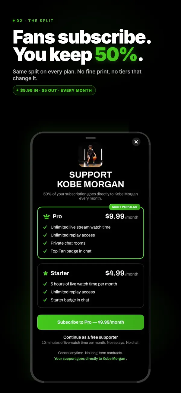 Screenshot #2 pour DubCam - Live Streaming