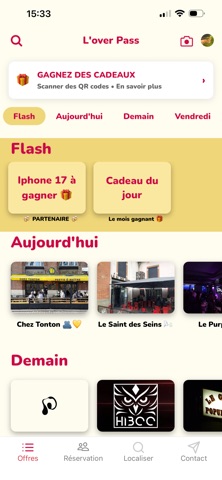 L'over Pass app screenshot