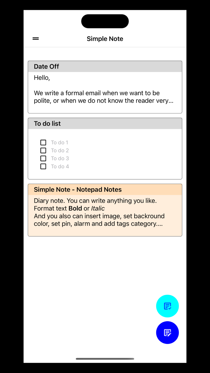 Simple Note - Notepad Notes