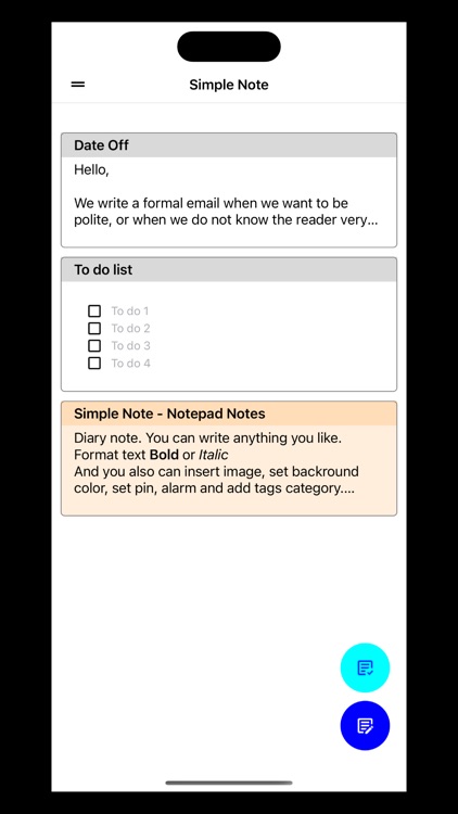 Simple Note - Notepad Notes