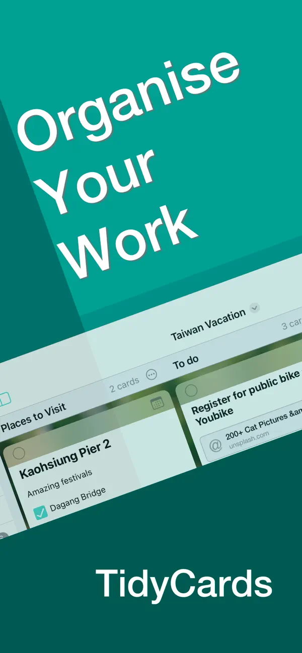 Screenshot #1 pour TidyCards - Awesome Kanban