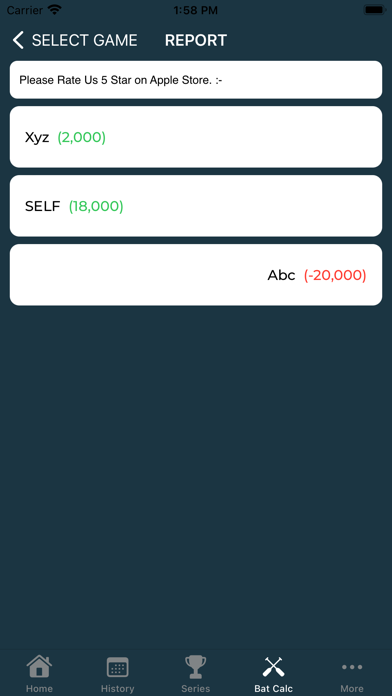 Cricket Satta Hisab Line Screenshot