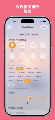 MoodFlow-心情日记 screenshot