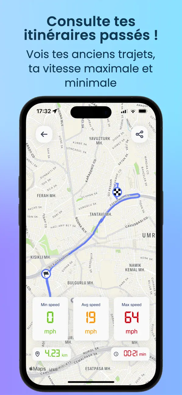 Screenshot #3 pour GPS et odomètre & Compteur De