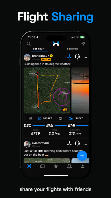 Hangar - Social Flight Tracker Screenshot