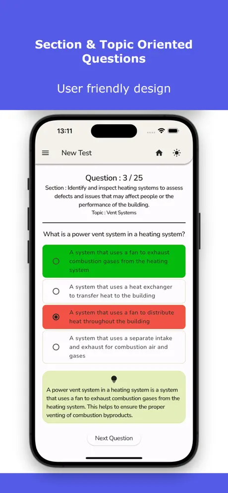 Home Inspector Practice Test Screenshot 1