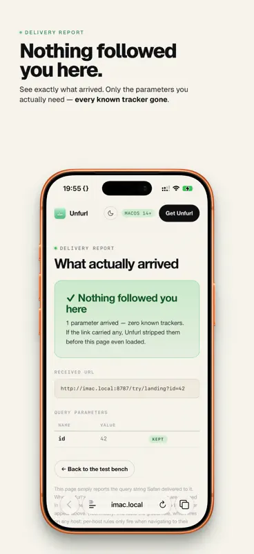 Unfurl: Strip Link Trackers screenshot 3 of 6