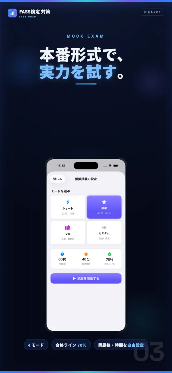 Screenshot #3 pour FASS検定 試験対策｜問題集