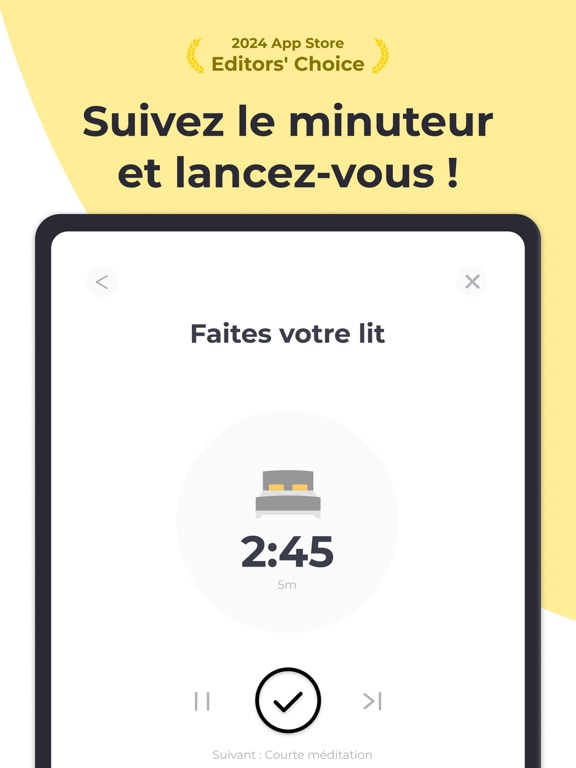 Screenshot #4 pour Routine Timer & Habit Tracker