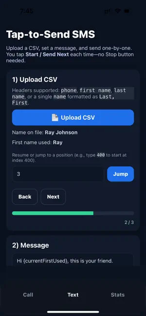 QuickDialer Sales screenshot 2
