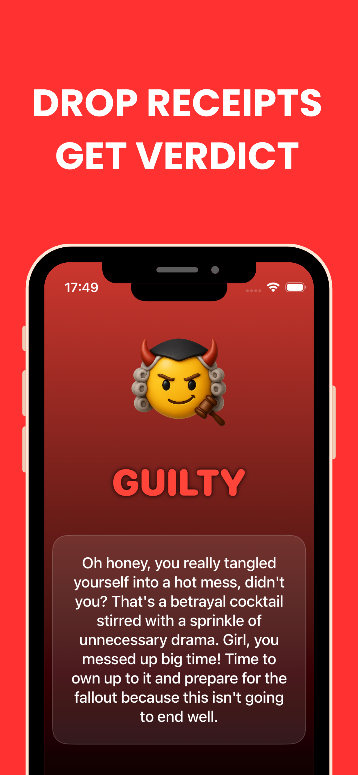 Judge AI Conversation Court
