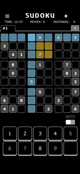 Sudoku Tabs Screenshot 2 of 4