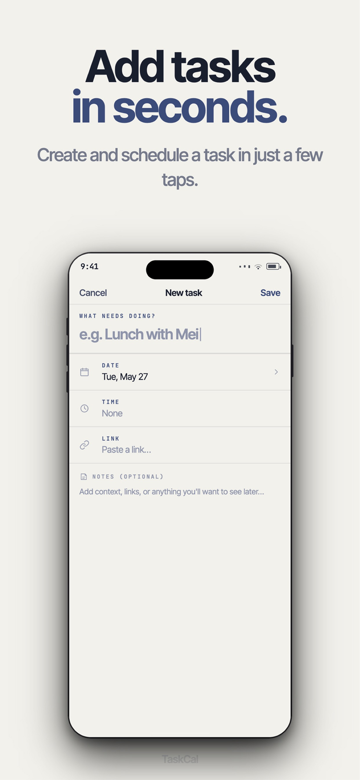 TaskCal: Task Manager