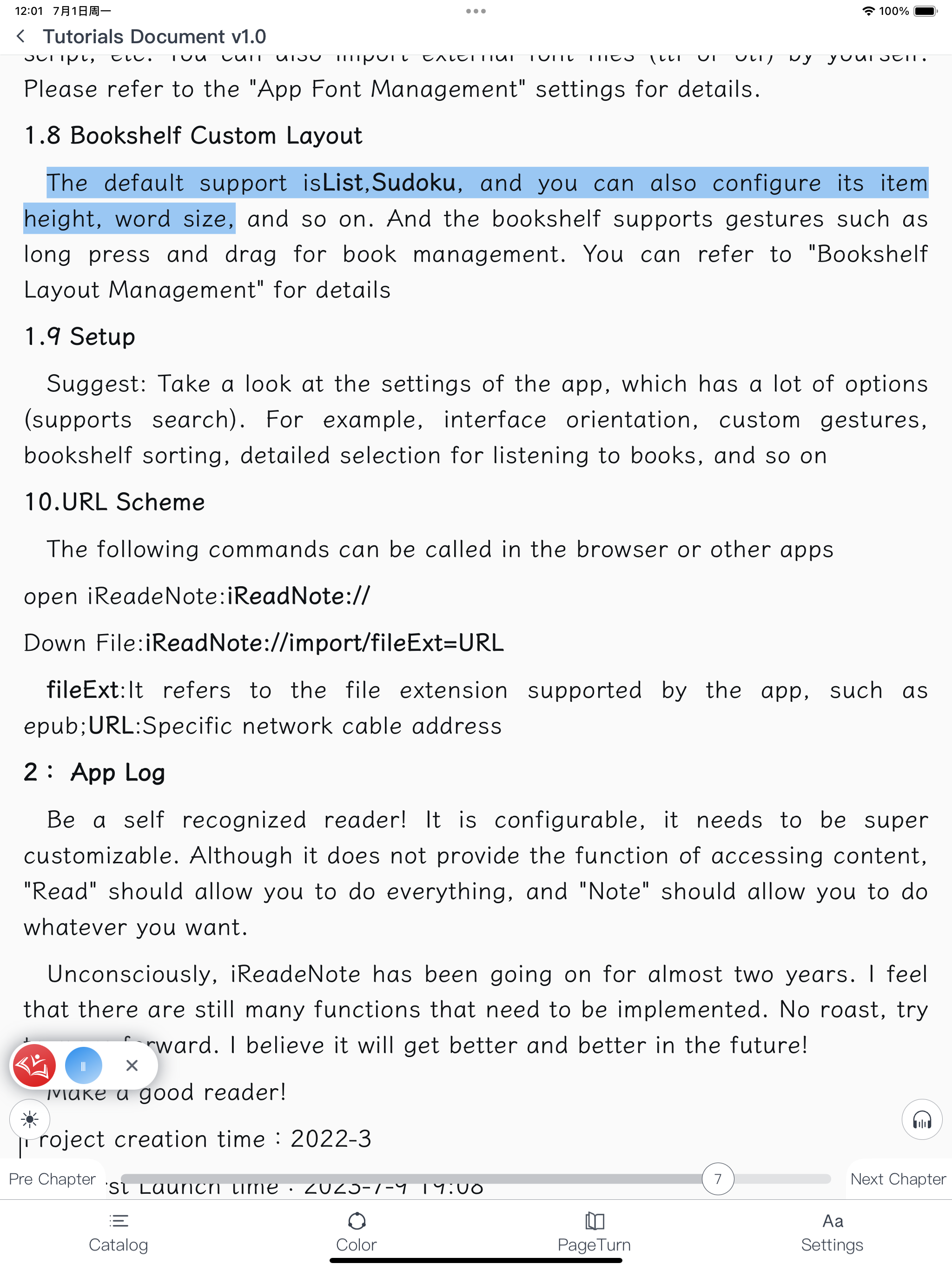 iReadNote