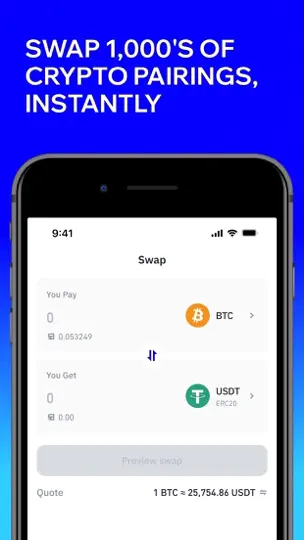 Скриншот Trust: Crypto & Bitcoin Wallet на iPhone 3