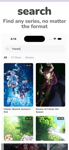 Bento Anime iPhone screenshot