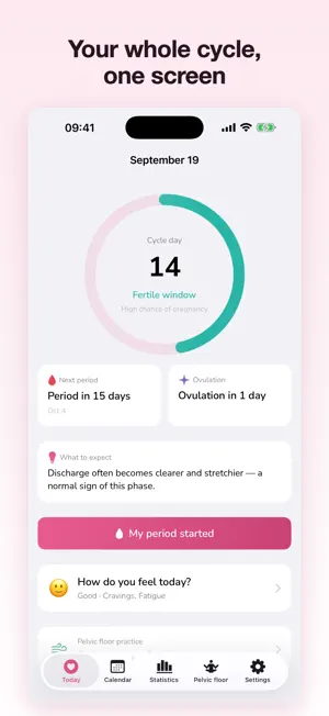 Calendar Girl: Period Tracker screenshot 1
