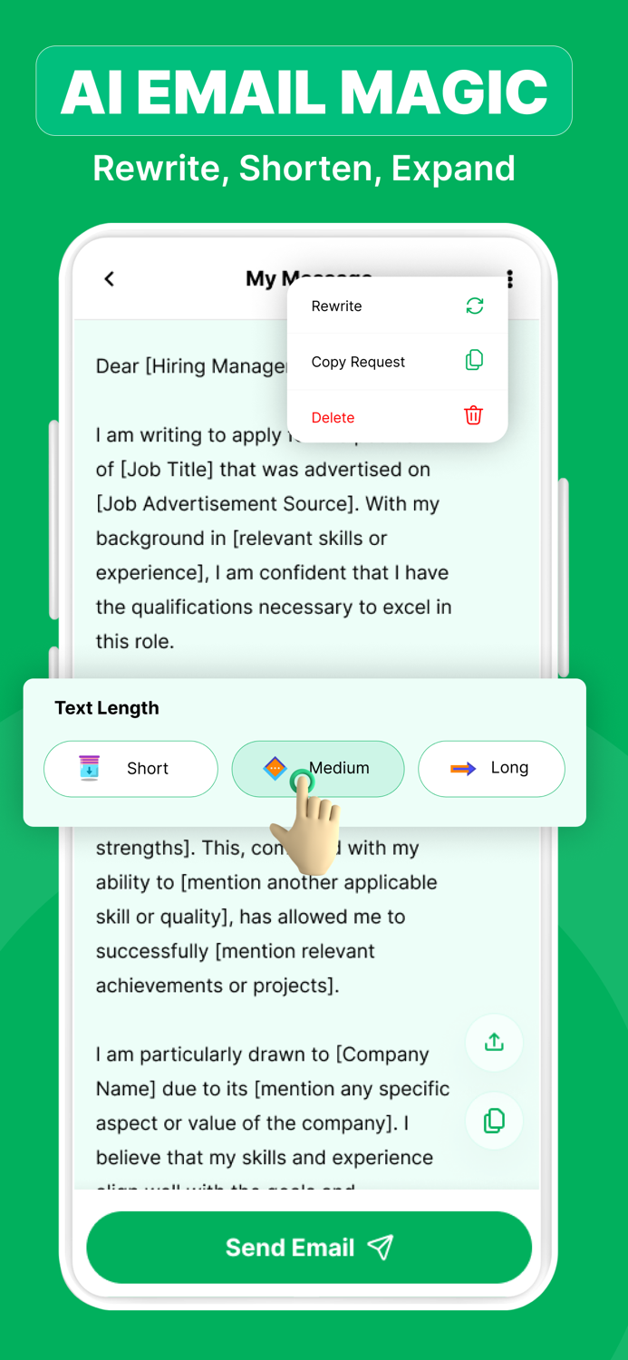 AI ايميل مساعد كاتب البريد