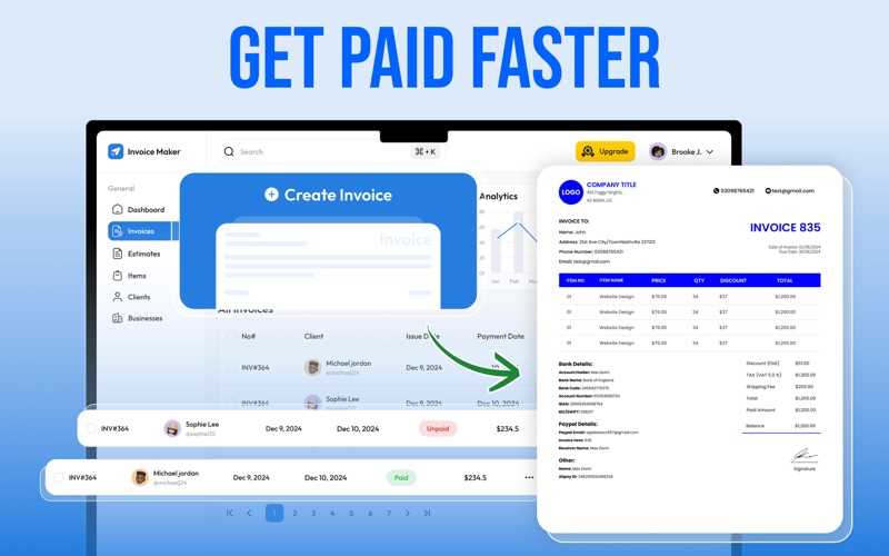 Billit-Invoice Maker & Creator Screenshot