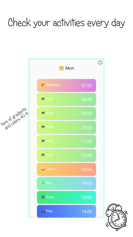 #4. Daily Routine Weekly Organizer (iOS) By: Abdelwadoud Hakimi