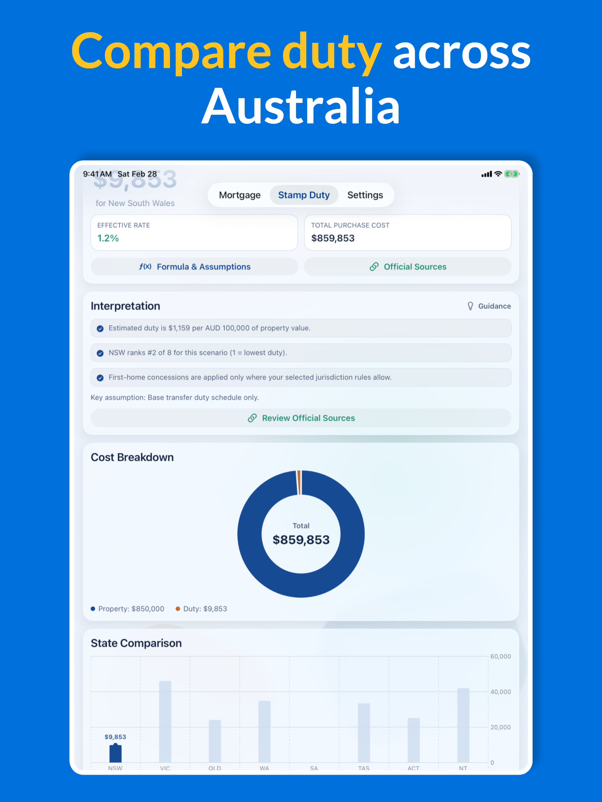 OZ Mortgage Calculator screenshot 13