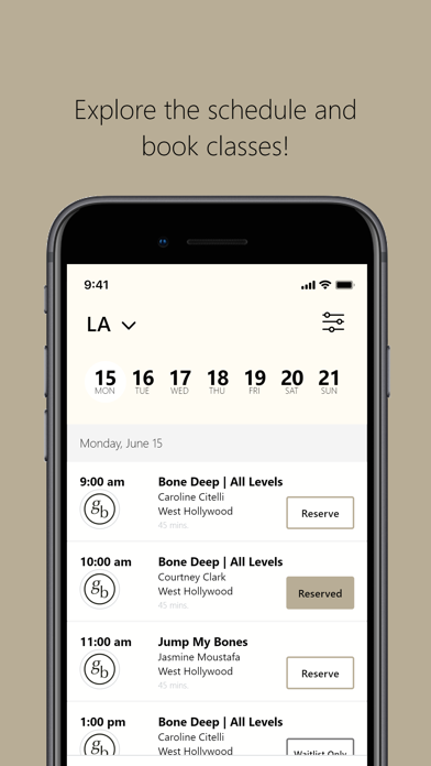 Good Bones Pilates iPhone screenshot 3 - Health & Fitness app