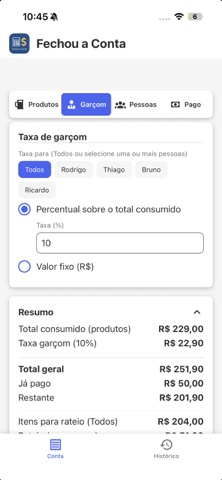 Fechou a Conta screenshot