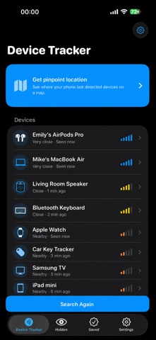 Find Device Bluetooth Scanner Screenshot 1 of 4