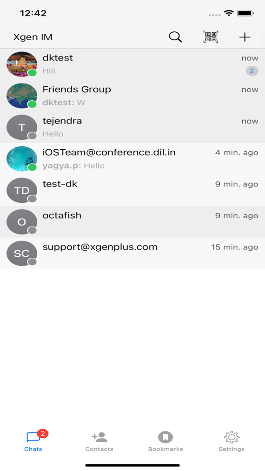 #3. Xgen IM (iOS) 由: Bharat Sync Technologies Pvt. Ltd.