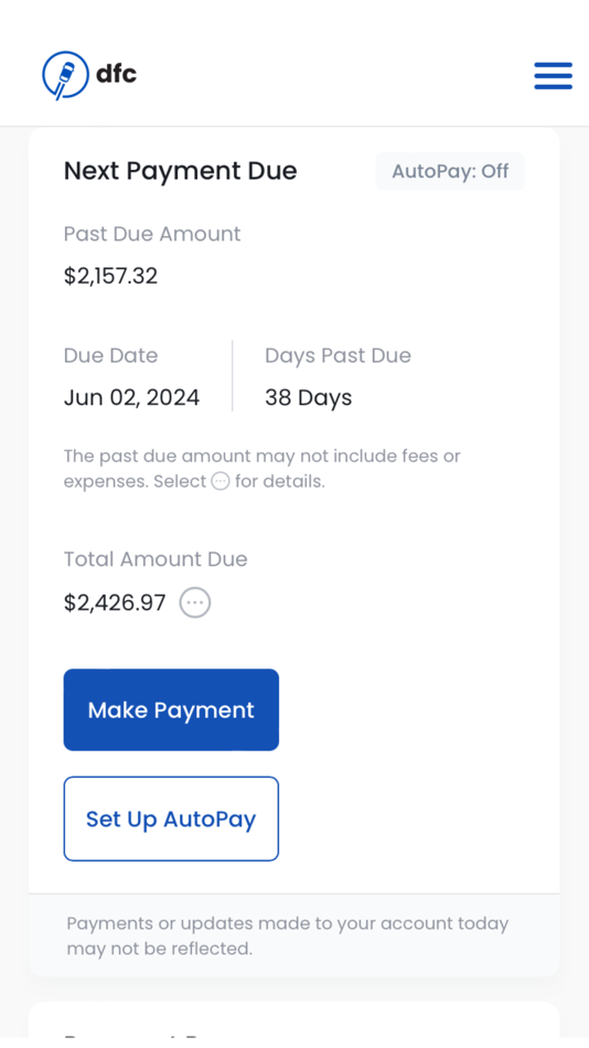 #4. myDFC (iOS) By: Driveway Finance Corporation