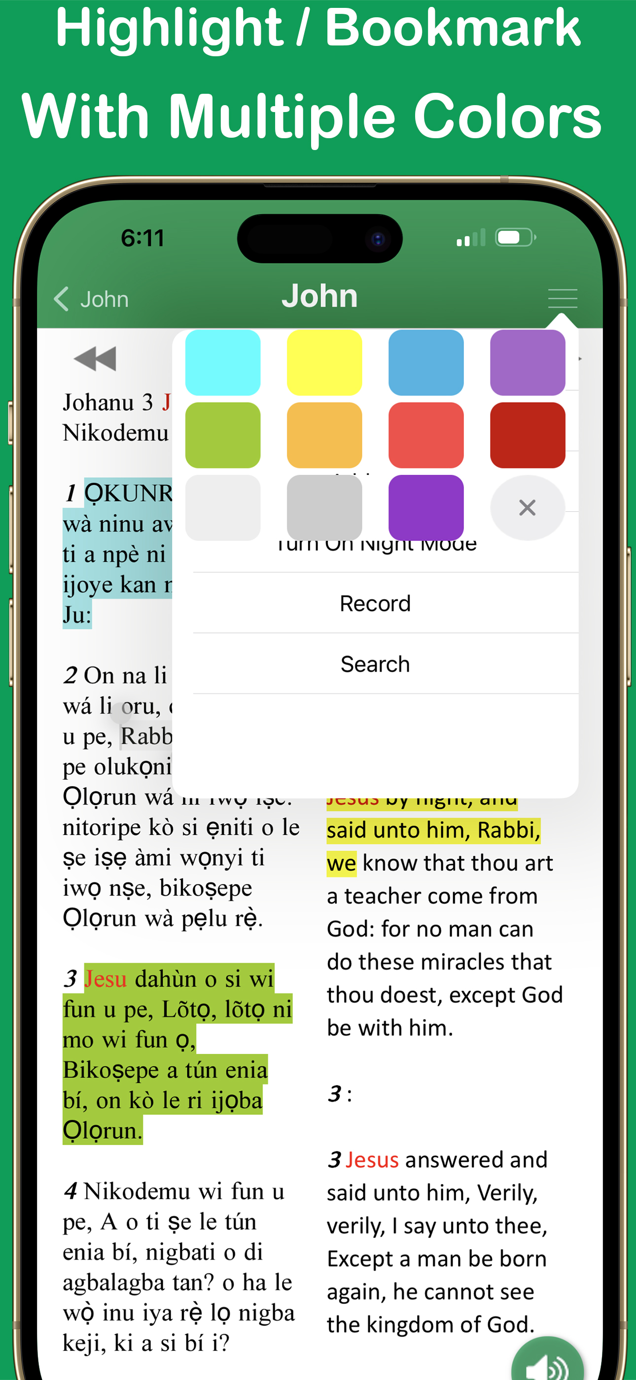Yoruba Igbo & English Bible
