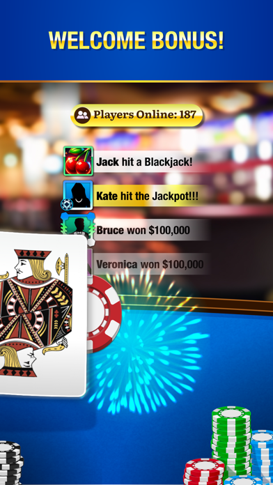 Blackjack Live Casino 21 Screenshot