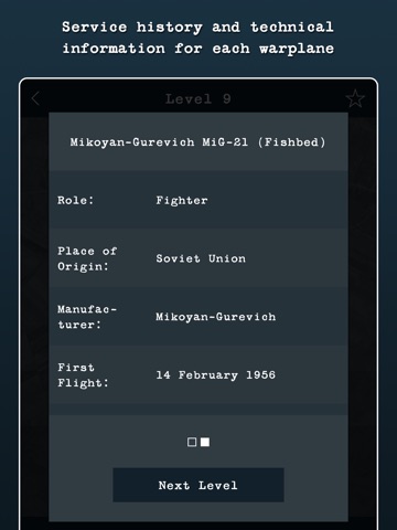 Guess the Cold War Aircraft iPad screenshot