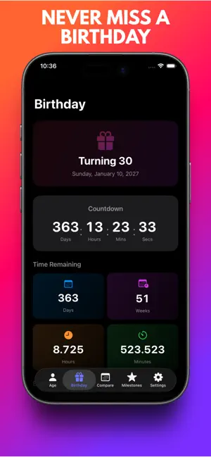Age Calculator: Exact Age DOB screenshot 3