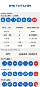 NYC Lottery Results screenshot #4 for iPhone