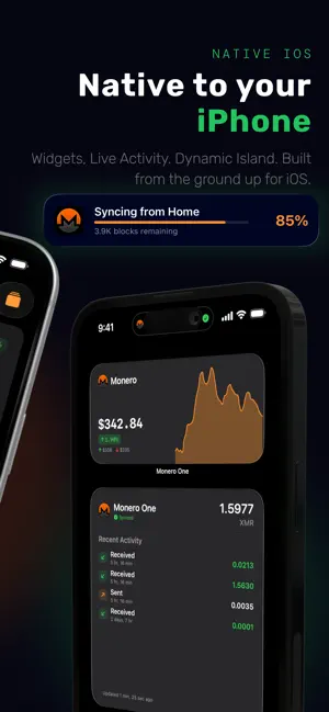 Monero One screenshot 2