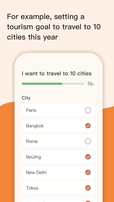 OrangeGoals -Manage Your goals Screenshot