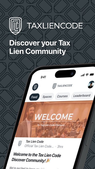 Tax Lien Code Discover iPhone screenshot 1 - Social Networking app