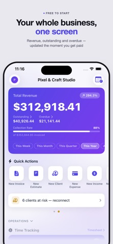 Invoices — Create & Send screenshot