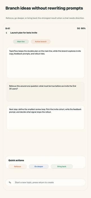 TopicFlow: AI Notes Screenshot 3 of 10