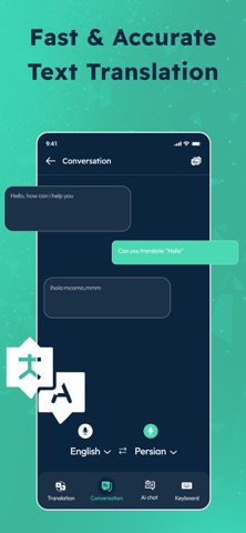 AI Translator Voice and Text iPhone screenshot