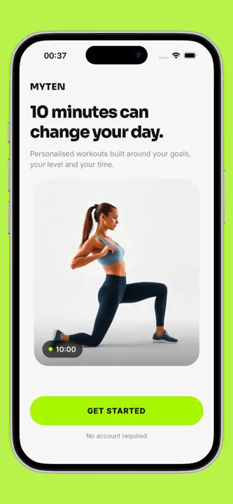 MYTEN | 10 Minute Workout screenshot 3