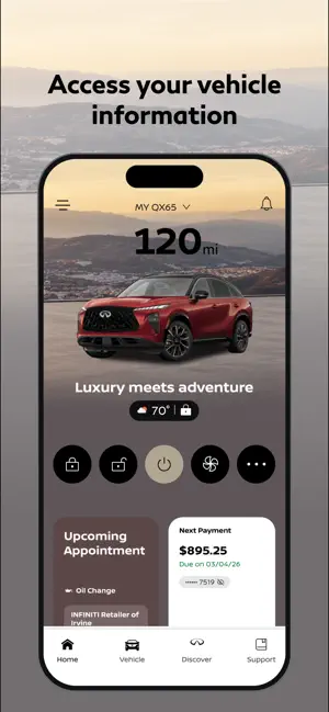 MyINFINITI App screenshot 3
