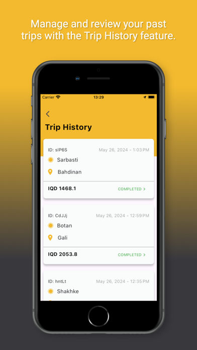 Drivet - request a ride iPhone screenshot 5 - Travel app