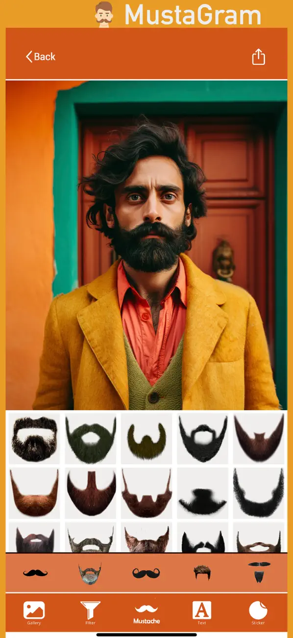 Screenshot #3 pour MustaGram Cam: FX StacheMaster