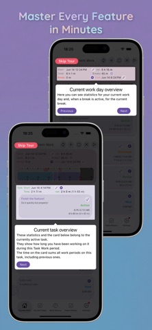 Work Tracker: Hours & ManDays iPhone screenshot