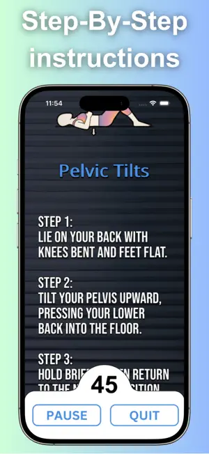 Anterior Pelvic Tilt Exercise screenshot 2