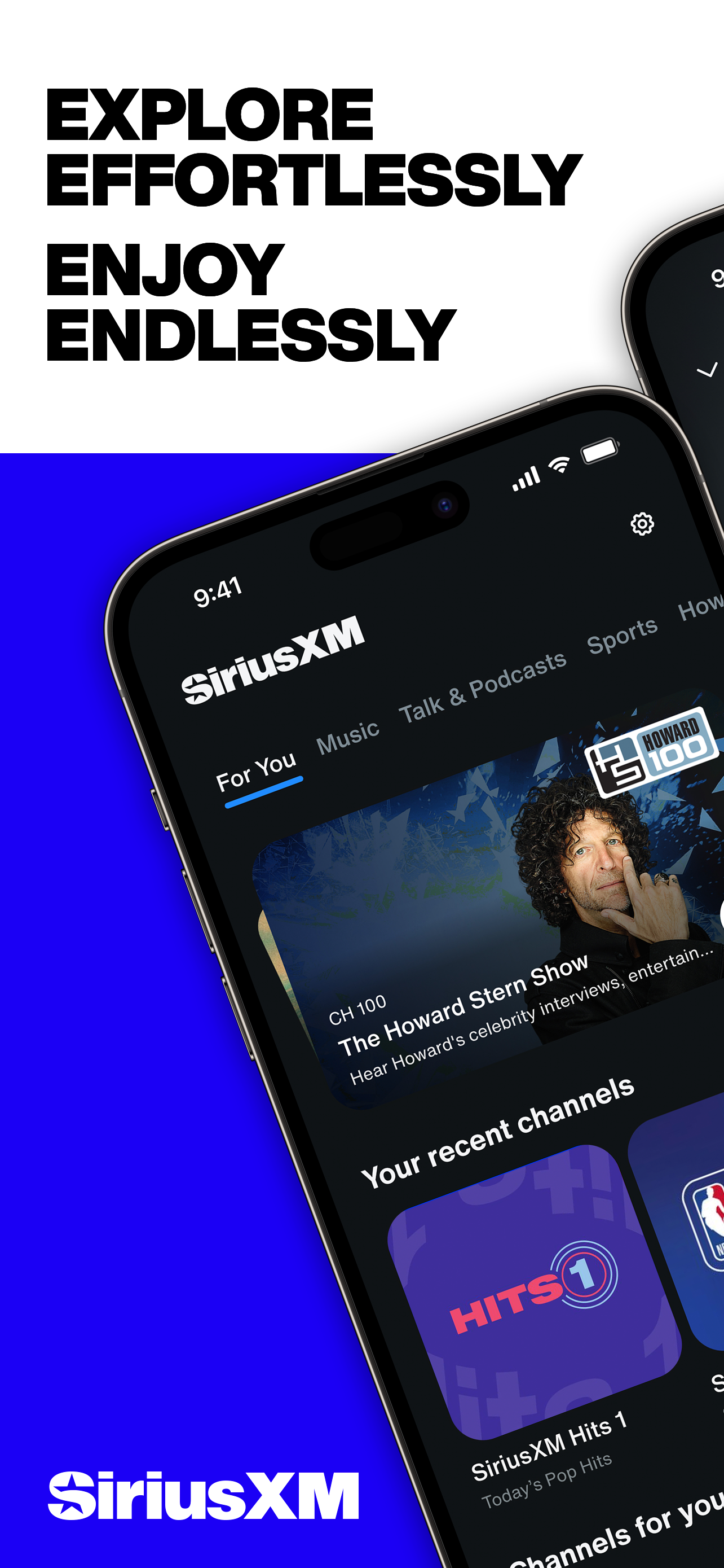 SiriusXM: Music, Sports & News screenshot 1