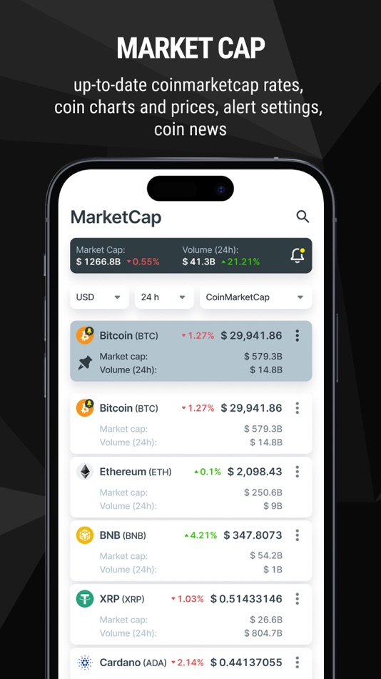 #4. Crypto News: Prices, Alerts (iOS) 게시자: ROCKETM